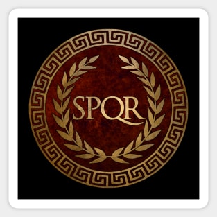 SPQR Symbol of Ancient Rome Sticker